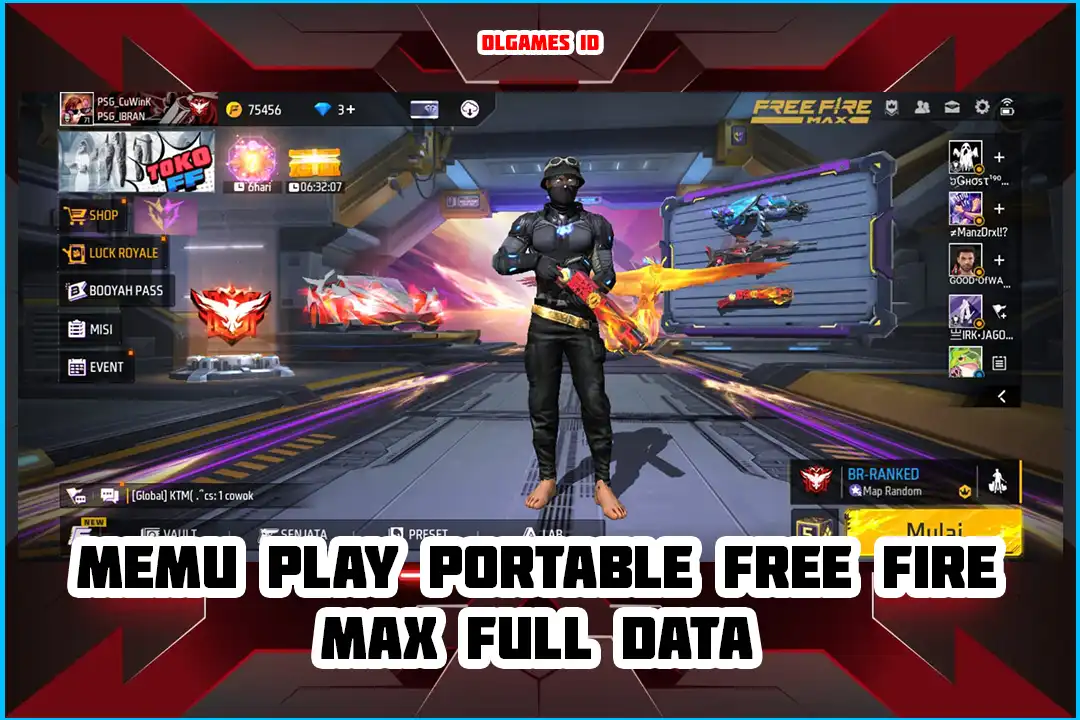 MEMU PLAY Portable Free Fire Max Full Data